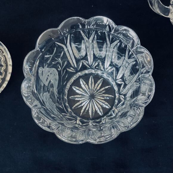 Crystal D’Adriana “Las Aves” Sugar and Creamer Set - Picture 7 of 7